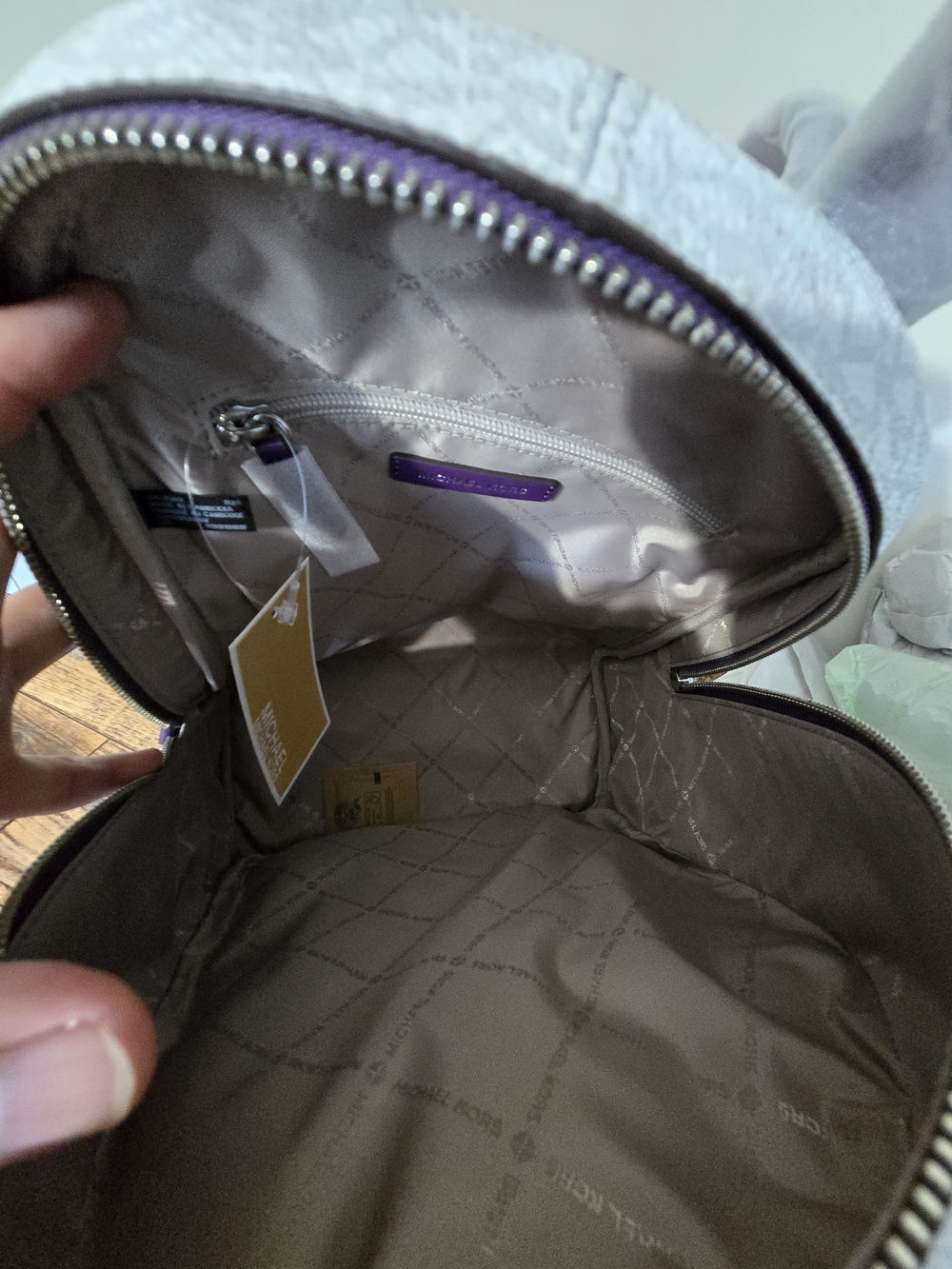 Michael Kors Rhea Colorblock Backpack - Picture 5 of 7
